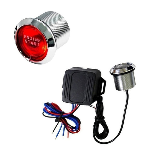 Car Engine Push Start Button RFID Engine Lock Ignition Keyless Entry System Go Push Button Engine Start Stop Immobilizer
