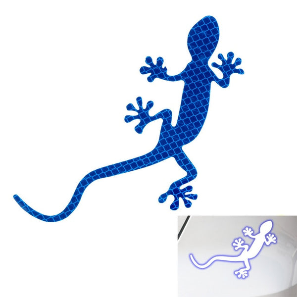 FORAUTO Bumper Car Sticker Safety Warning Mark Car Reflective Sticker Auto Decor Gecko Reflective Strip Tape Car-styling