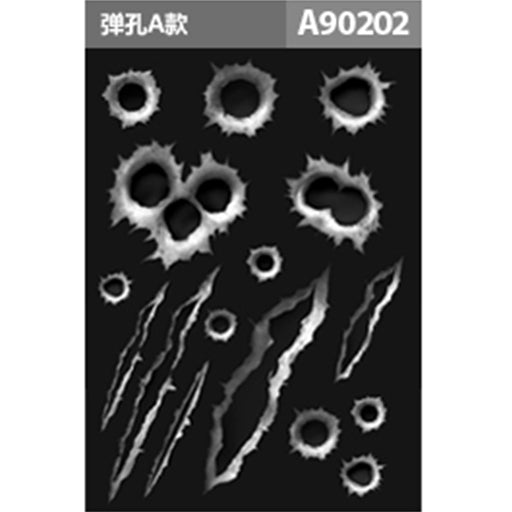 23*29cm DIY Funny 1Pcs Car Stickers 3D Bullet Hole Car Styling Accessories Motorcycle Scratch Decal Cover Stickers